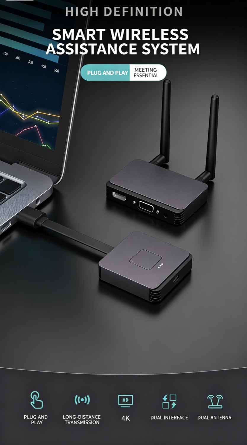 Wireless HDMI Point-to-Point Transmitter & Receiver