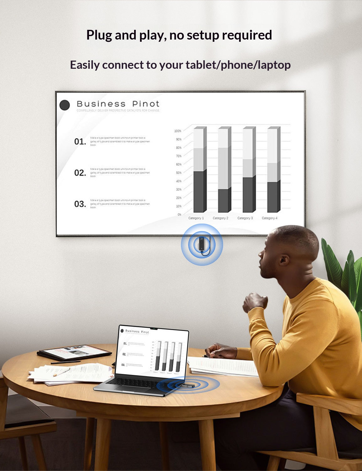Wireless HDMI Point-to-Point Adapter